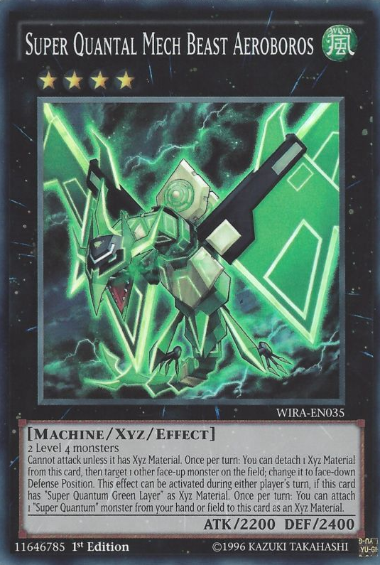 Super Quantal Mech Beast Aeroboros [WIRA-EN035] Super Rare Yu-Gi-Oh!