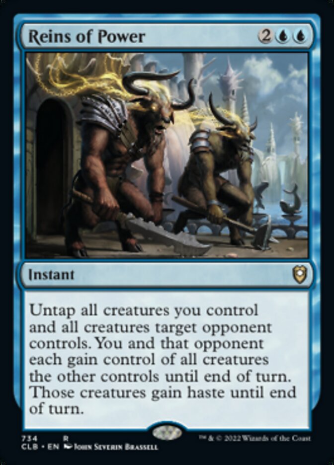 Reins of Power [Commander Legends: Battle for Baldur's Gate] Magic: The Gathering