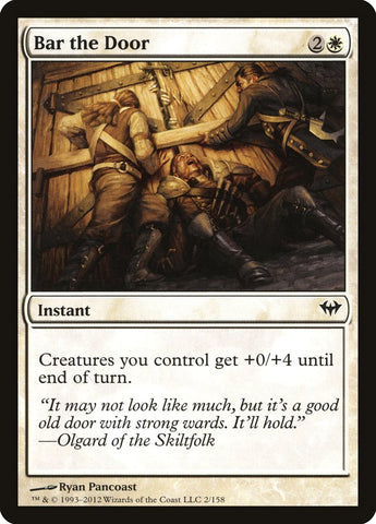 Bar the Door [Dark Ascension] Magic: The Gathering