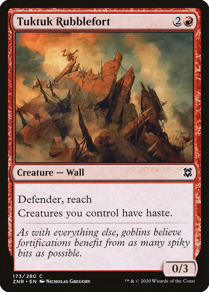 Tuktuk Rubblefort [Zendikar Rising] Magic: The Gathering