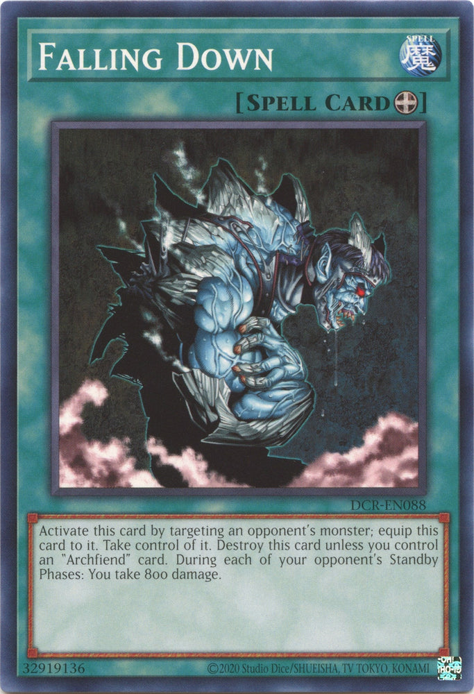 Falling Down (25th Anniversary) [DCR-EN088] Common Yu-Gi-Oh!