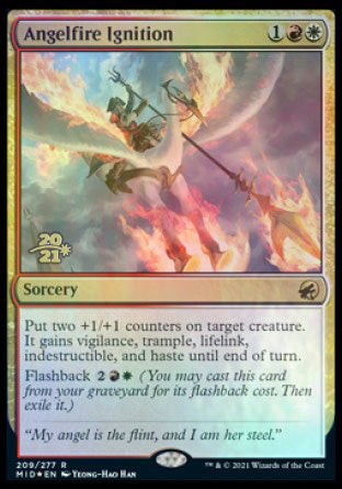 Angelfire Ignition [Innistrad: Midnight Hunt Prerelease Promos] Magic: The Gathering