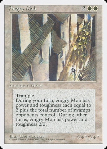 Angry Mob [Fourth Edition] Magic: The Gathering