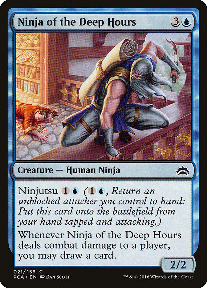 Ninja of the Deep Hours [Planechase Anthology] Magic: The Gathering