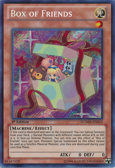 Box of Friends [NUMH-EN013] Secret Rare Yu-Gi-Oh!