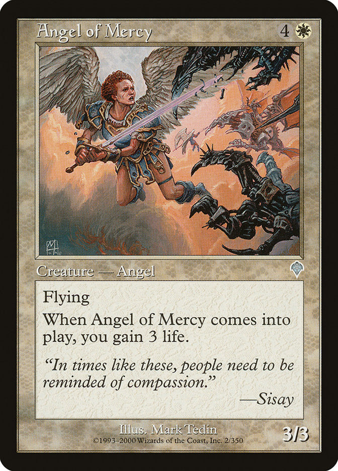 Angel of Mercy [Invasion] Magic: The Gathering