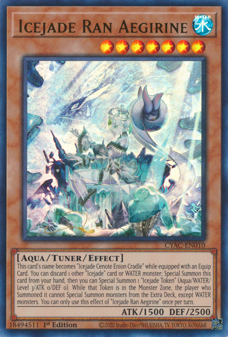 Icejade Ran Aegirine [CYAC-EN010] Ultra Rare Yu-Gi-Oh!