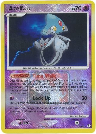 Azelf (19/146) (League Promo) [Diamond & Pearl: Legends Awakened] Pokémon