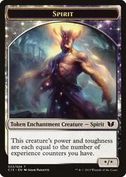 Knight (005) // Spirit (023) Double-Sided Token [Commander 2015 Tokens] Magic: The Gathering