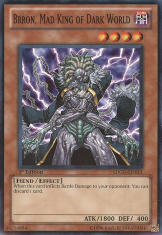 Brron, Mad King of Dark World [SDGU-EN011] Common Yu-Gi-Oh!