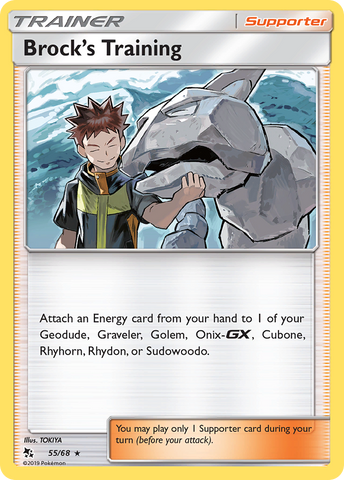 Brock's Training (55/68) [Sun & Moon: Hidden Fates] Pokémon