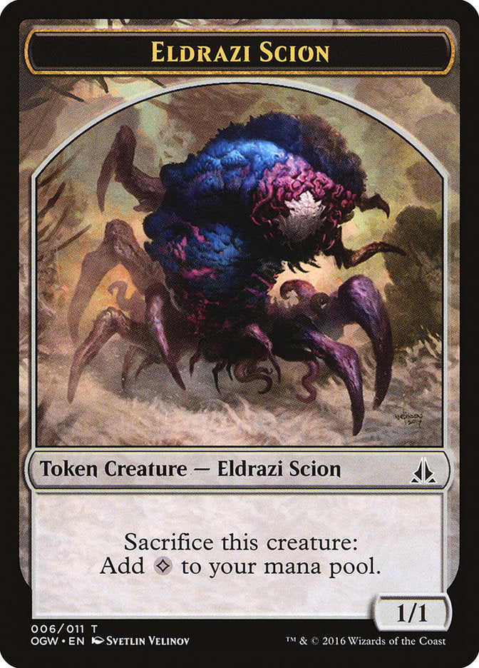 Eldrazi Scion Token (006/011) [Oath of the Gatewatch Tokens] Magic: The Gathering
