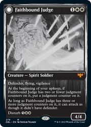 Faithbound Judge // Sinner's Judgment [Innistrad: Double Feature] Magic: The Gathering
