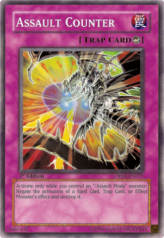 Assault Counter [CRMS-EN075] Common Yu-Gi-Oh!