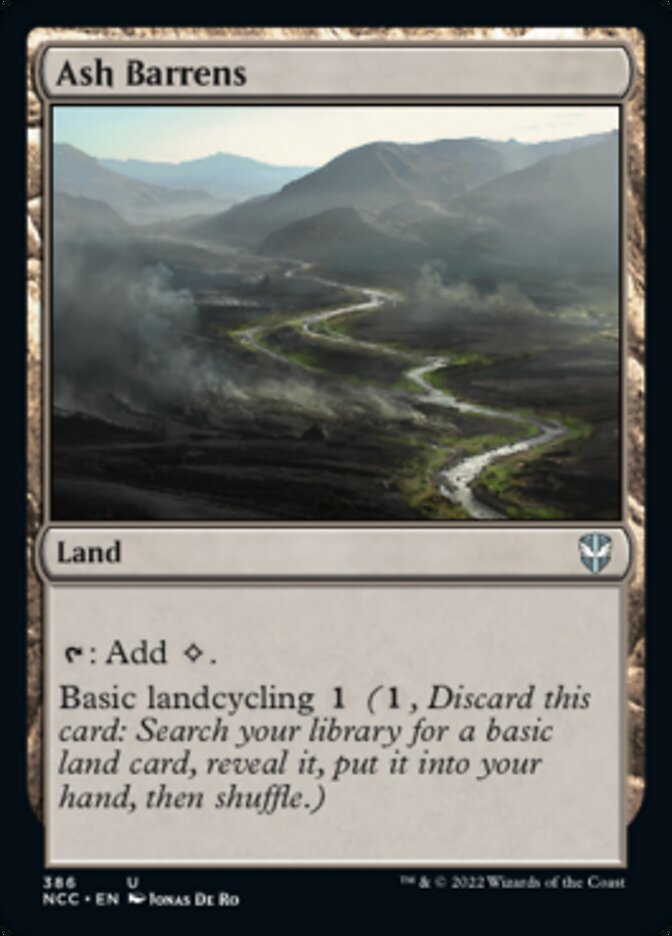 Ash Barrens [Streets of New Capenna Commander] Magic: The Gathering