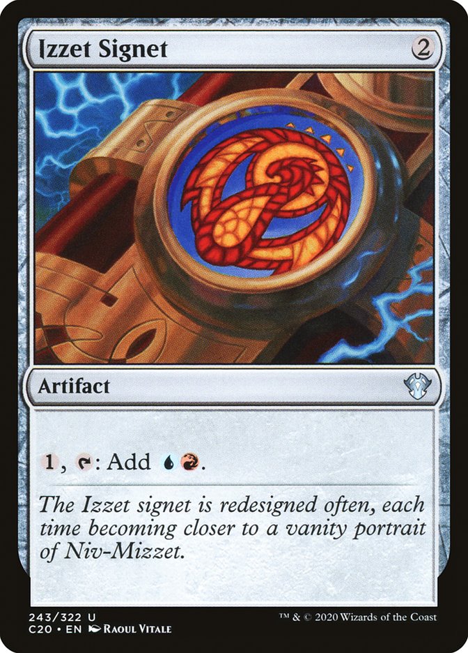 Izzet Signet [Commander 2020] Magic: The Gathering