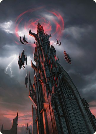 Barad-dur Art Card [The Lord of the Rings: Tales of Middle-earth Art Series] Magic: The Gathering
