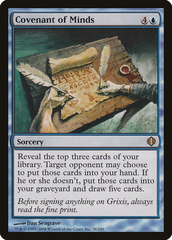 Covenant of Minds [Shards of Alara] Magic: The Gathering