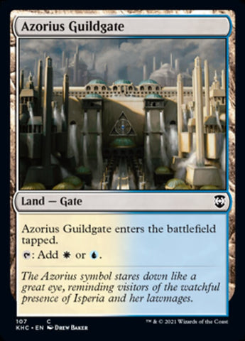 Azorius Guildgate [Kaldheim Commander] Magic: The Gathering