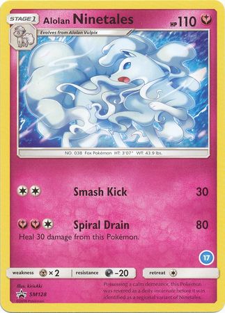 Alolan Ninetales (SM128) (Deck Exclusive #17) [Sun & Moon: Trainer Kit - Alolan Ninetales] Pokémon