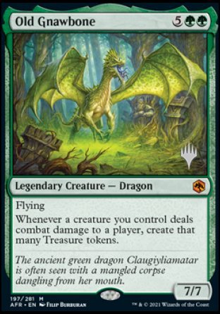 Old Gnawbone (Promo Pack) [Dungeons & Dragons: Adventures in the Forgotten Realms Promos] Magic: The Gathering