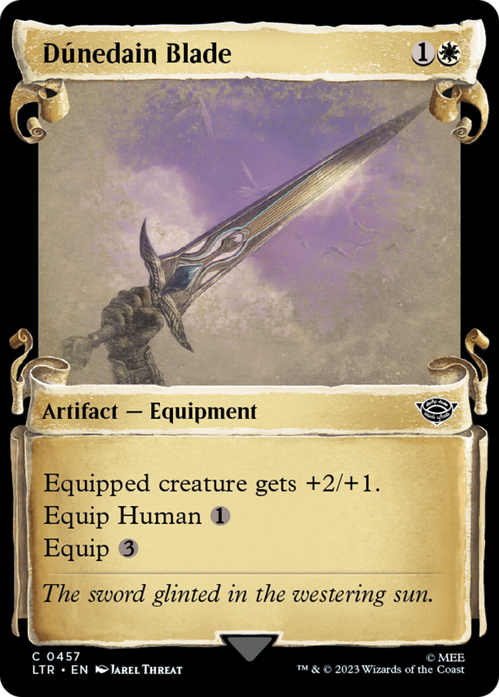Dunedain Blade [The Lord of the Rings: Tales of Middle-Earth Showcase Scrolls] Magic: The Gathering