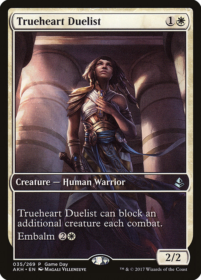 Trueheart Duelist (Game Day) [Amonkhet Promos] Magic: The Gathering