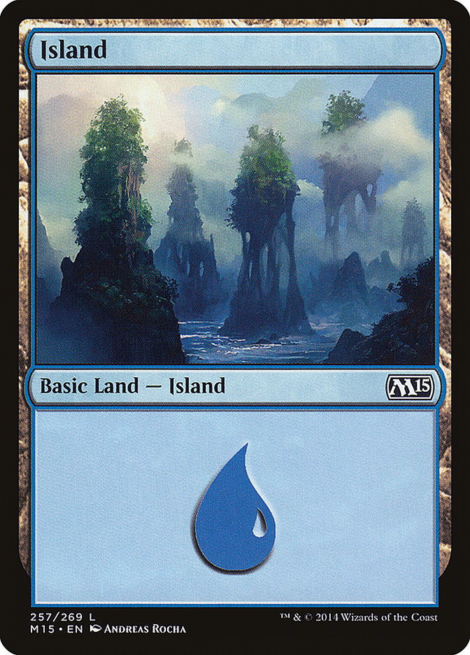 Island (257) [Magic 2015] Magic: The Gathering