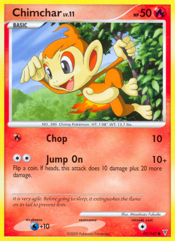Chimchar (97/147) [Platinum: Supreme Victors] Pokémon