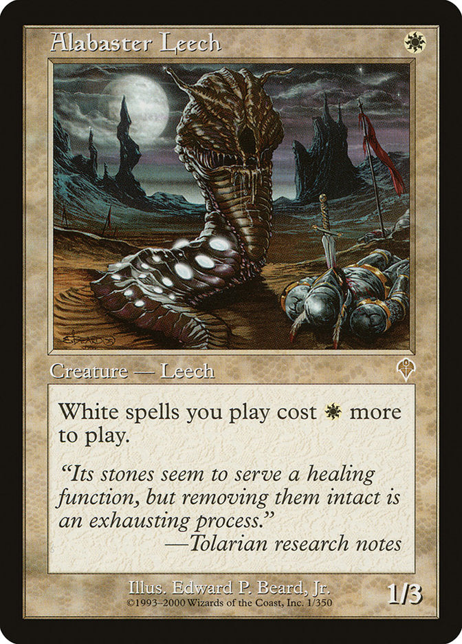 Alabaster Leech [Invasion] Magic: The Gathering