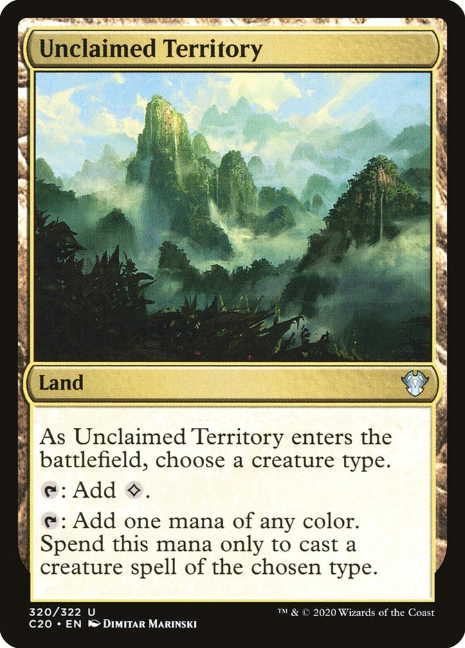 Unclaimed Territory [Commander 2020] Magic: The Gathering