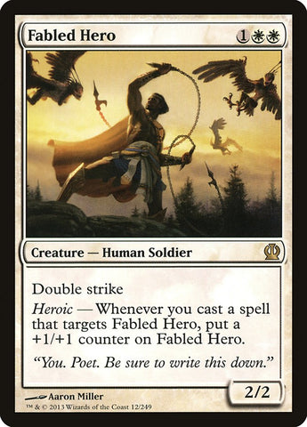 Fabled Hero [Theros] Magic: The Gathering