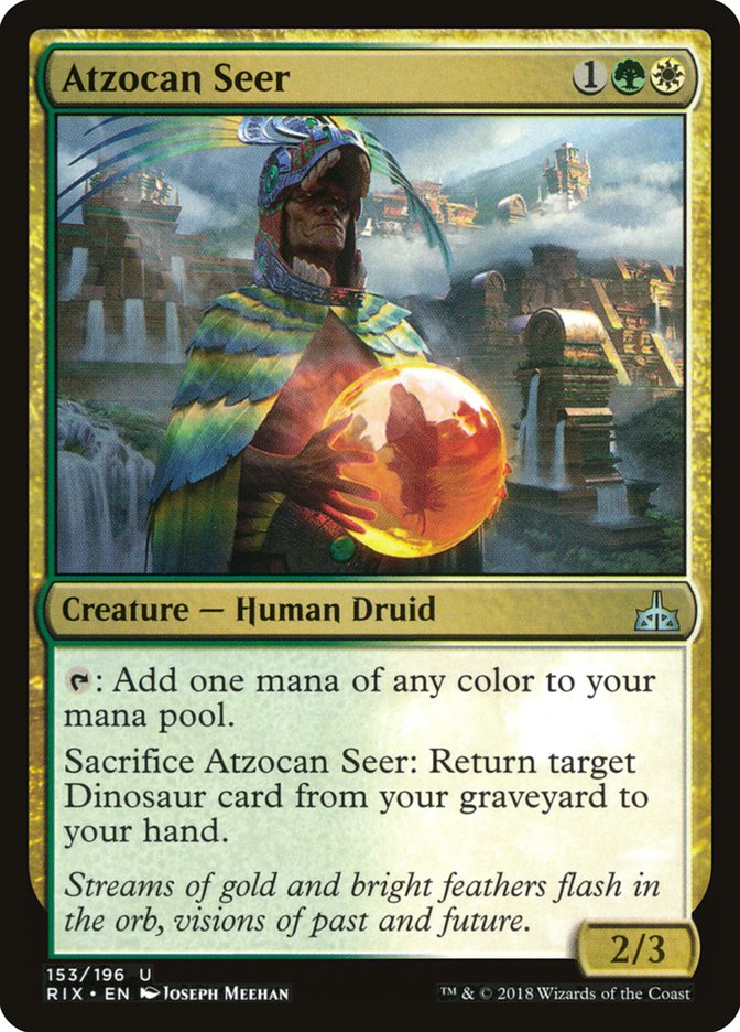Atzocan Seer [Rivals of Ixalan] Magic: The Gathering