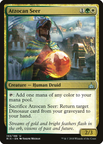 Atzocan Seer [Rivals of Ixalan] Magic: The Gathering