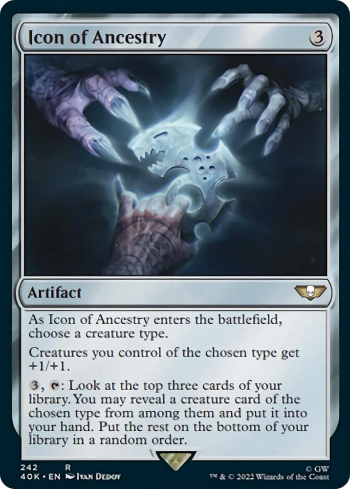 Icon of Ancestry [Warhammer 40,000] Magic: The Gathering