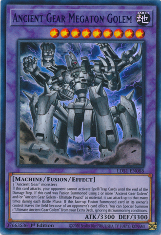 Ancient Gear Megaton Golem (Purple) [LDS1-EN088] Ultra Rare Yu-Gi-Oh!
