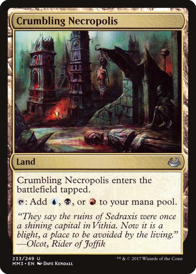 Crumbling Necropolis [Modern Masters 2017] Magic: The Gathering