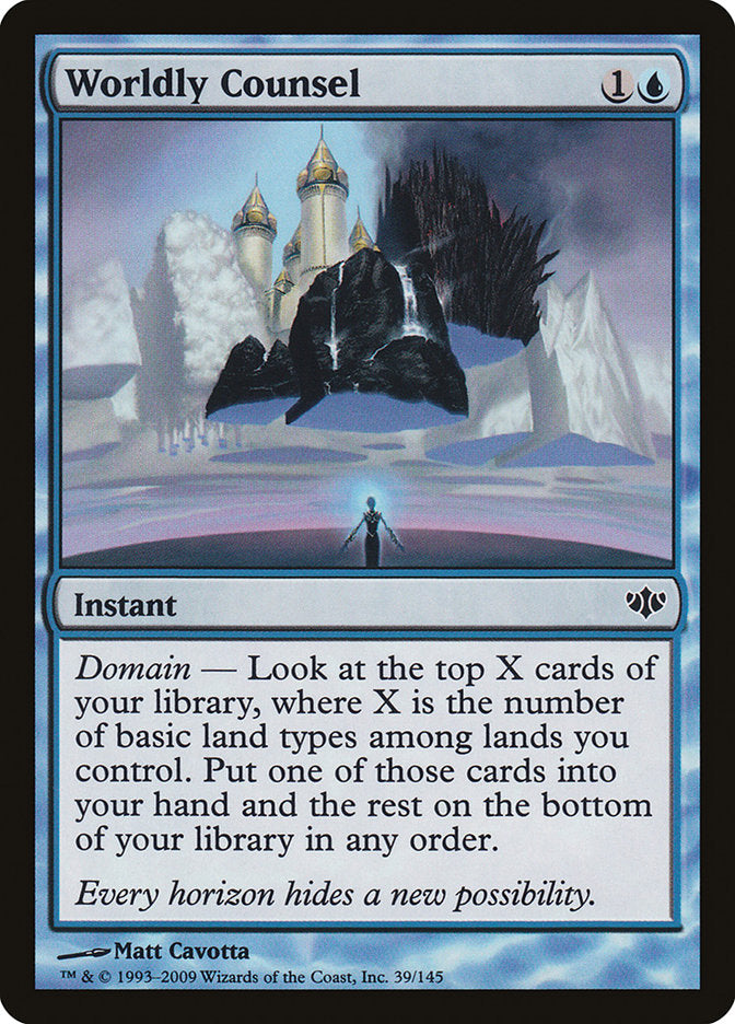 Worldly Counsel [Conflux] Magic: The Gathering
