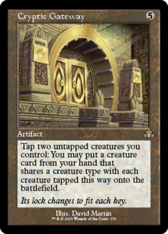 Cryptic Gateway (Retro) [Dominaria Remastered] Magic: The Gathering