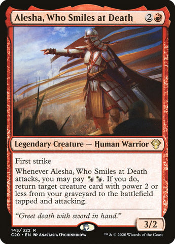 Alesha, Who Smiles at Death [Commander 2020] Magic: The Gathering