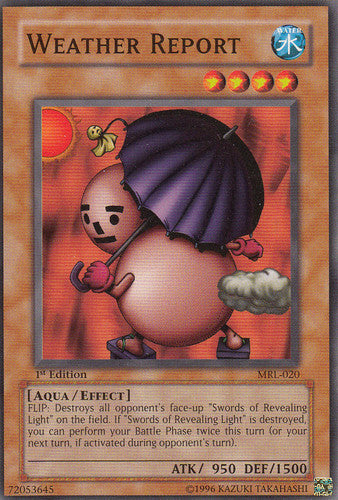 Weather Report [MRL-020] Common Yu-Gi-Oh!