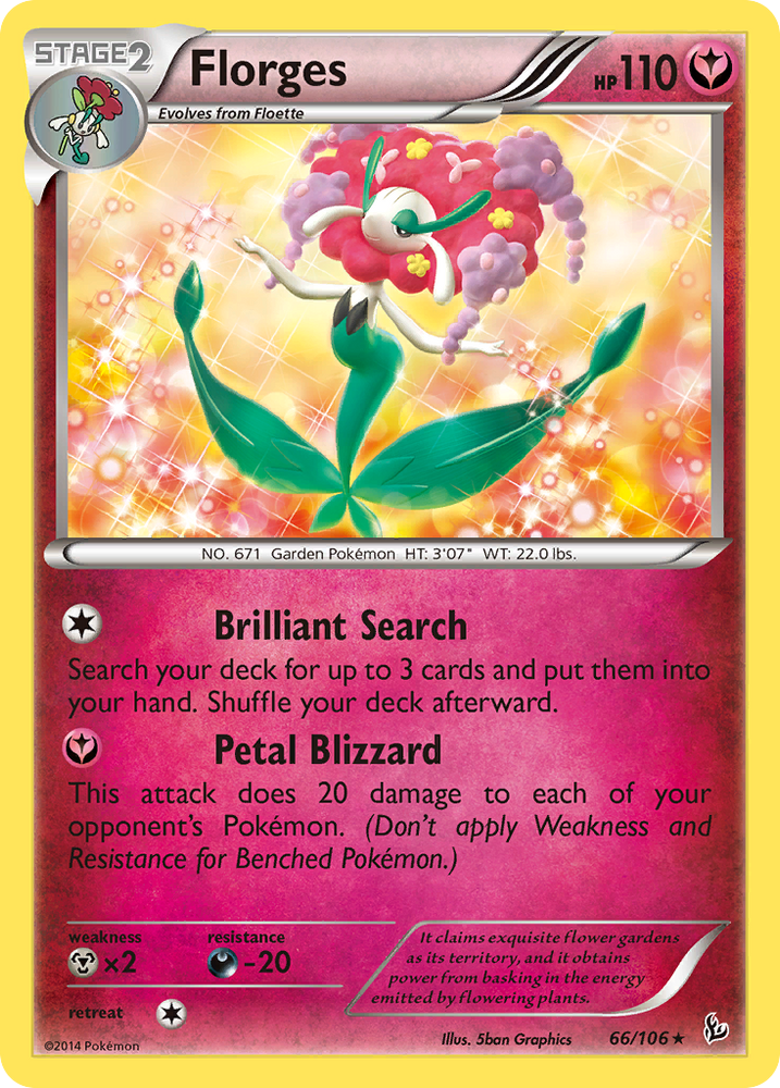 Florges (66/106) [XY: Flashfire] Pokémon