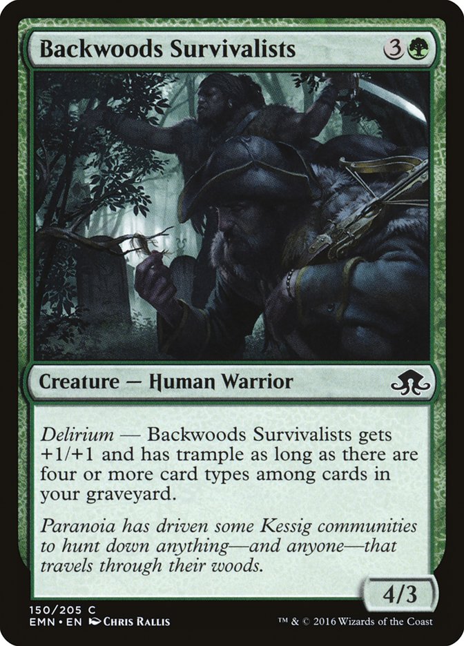 Backwoods Survivalists [Eldritch Moon] Magic: The Gathering