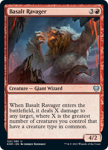 Basalt Ravager [Kaldheim] Magic: The Gathering
