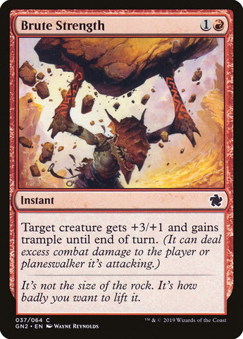 Brute Strength [Game Night 2019] Magic: The Gathering