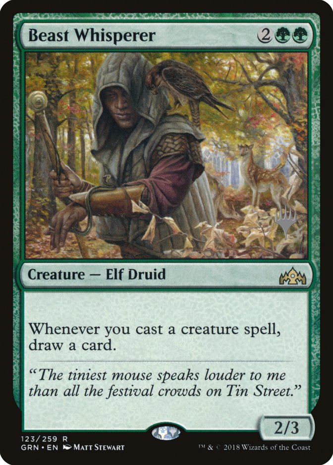 Beast Whisperer (Promo Pack) [Guilds of Ravnica Promos] Magic: The Gathering