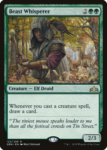 Beast Whisperer (Promo Pack) [Guilds of Ravnica Promos] Magic: The Gathering