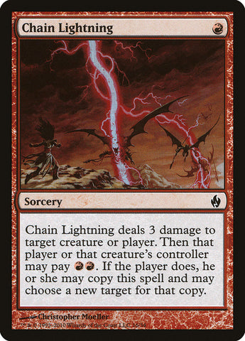 Chain Lightning [Premium Deck Series: Fire and Lightning] Magic: The Gathering