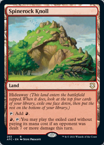 Spinerock Knoll [Dungeons & Dragons: Adventures in the Forgotten Realms Commander] Magic: The Gathering