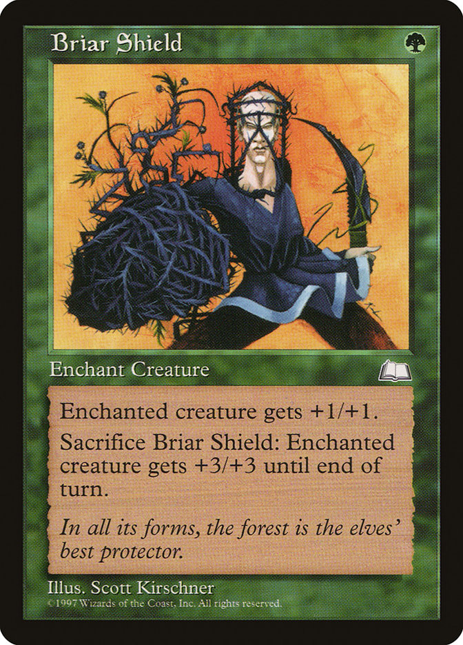Briar Shield [Weatherlight] Magic: The Gathering